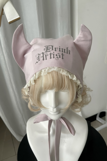 Gothic Devil Cat Ear Hat