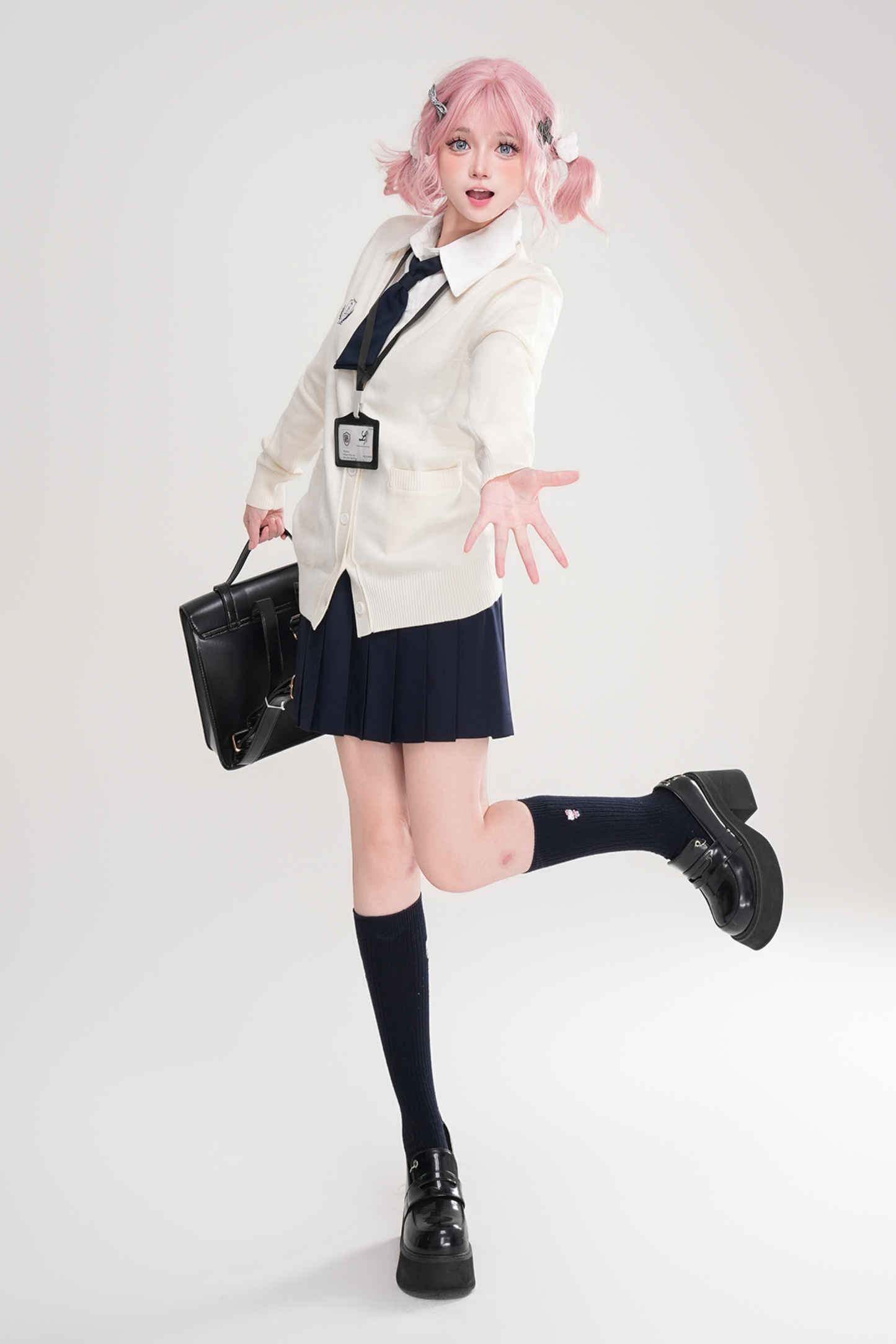 College Slim Knit Sweater