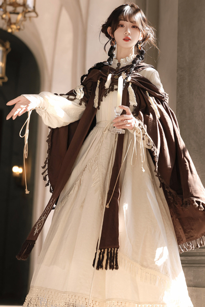 Dream Weaver Dress + Outerwear + Necklace