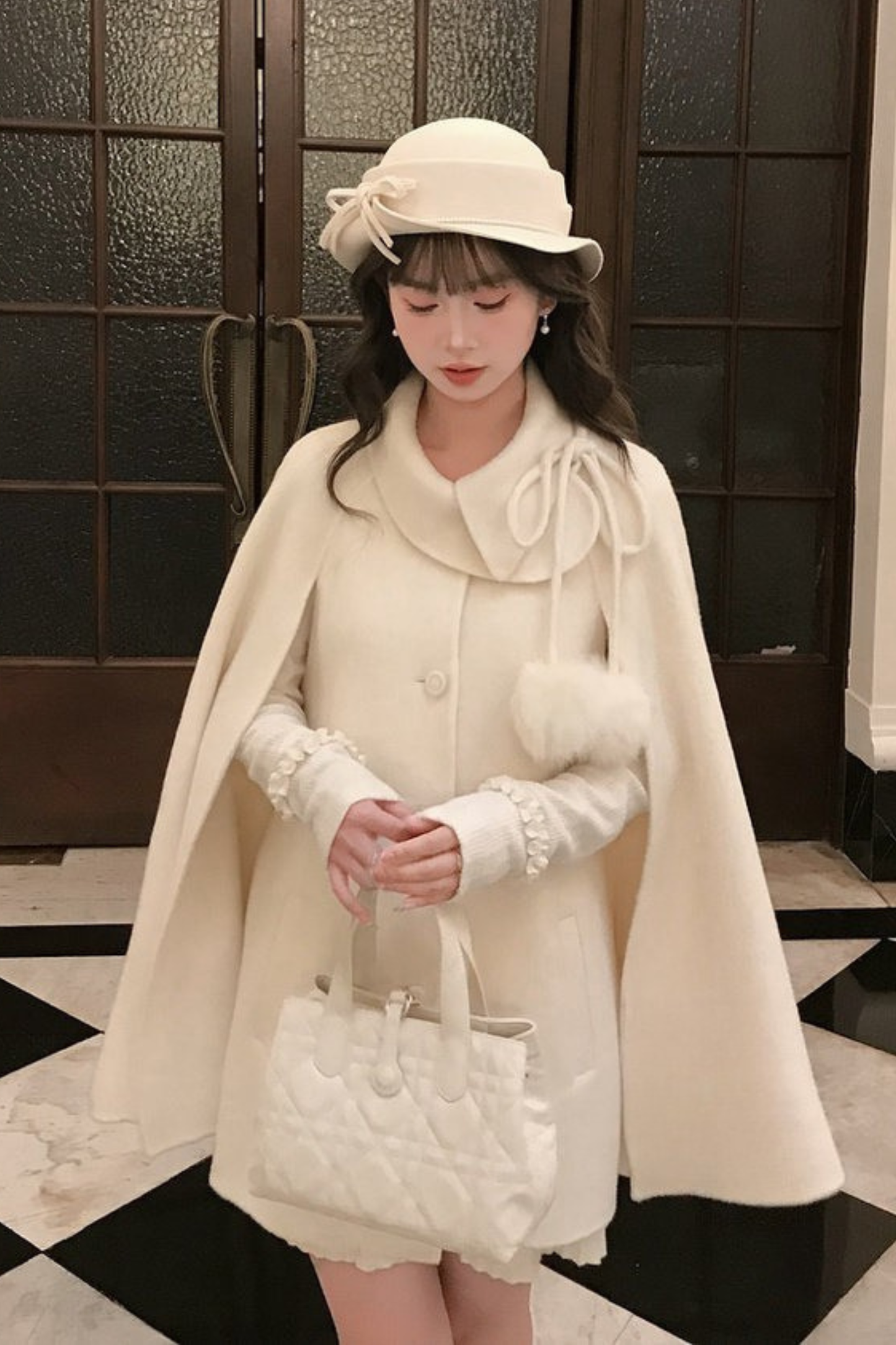 ガールスタイルケープコート