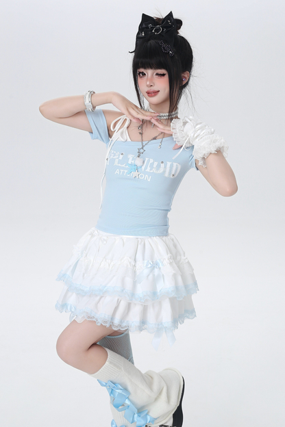 American Letter Strap Top