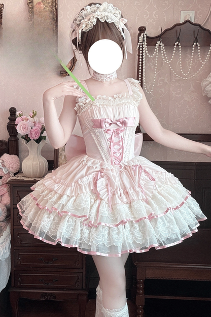 スイートロリータバレエジャンパースカート