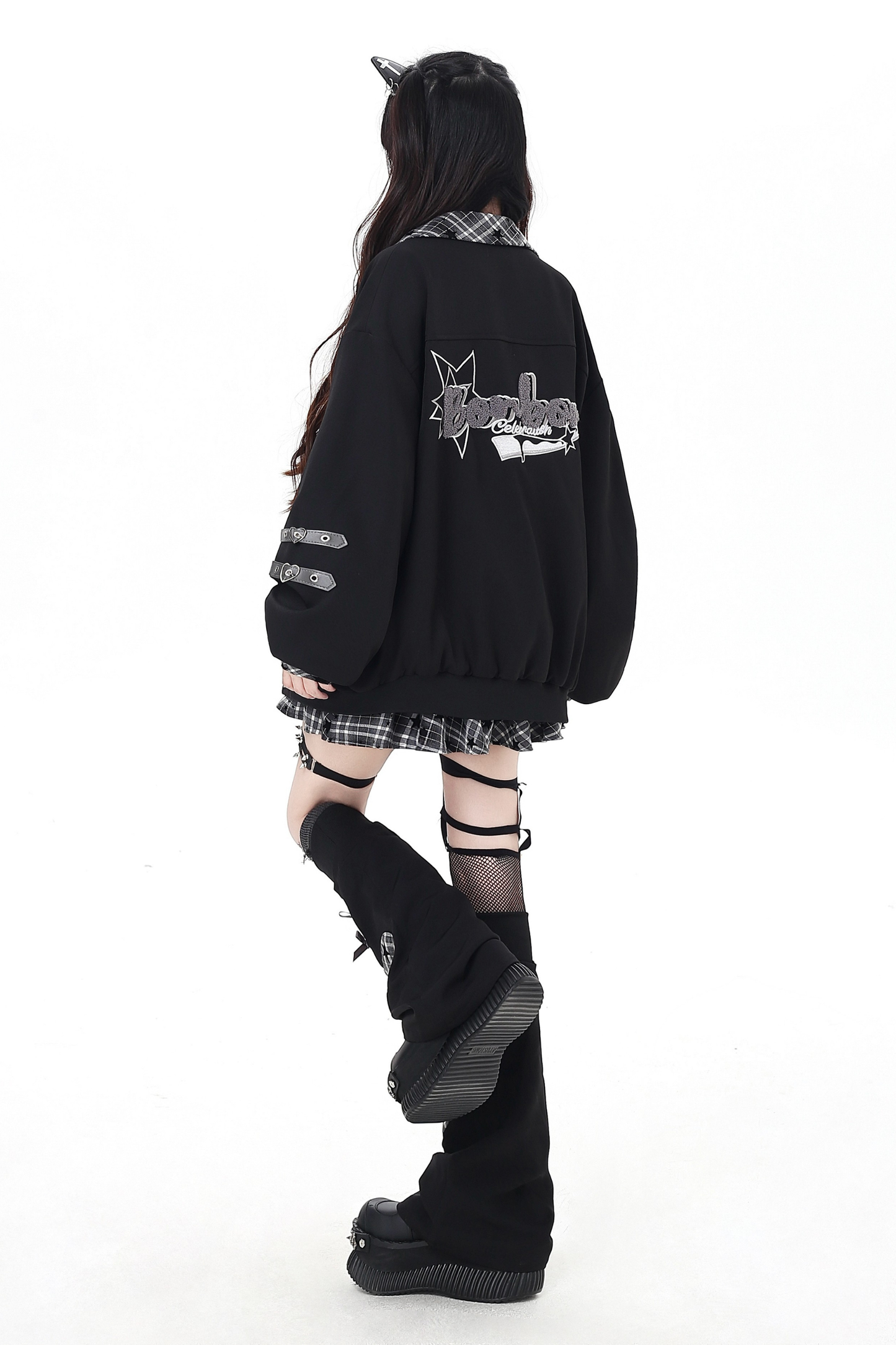 Dark Heart Contrast Casual Jacket