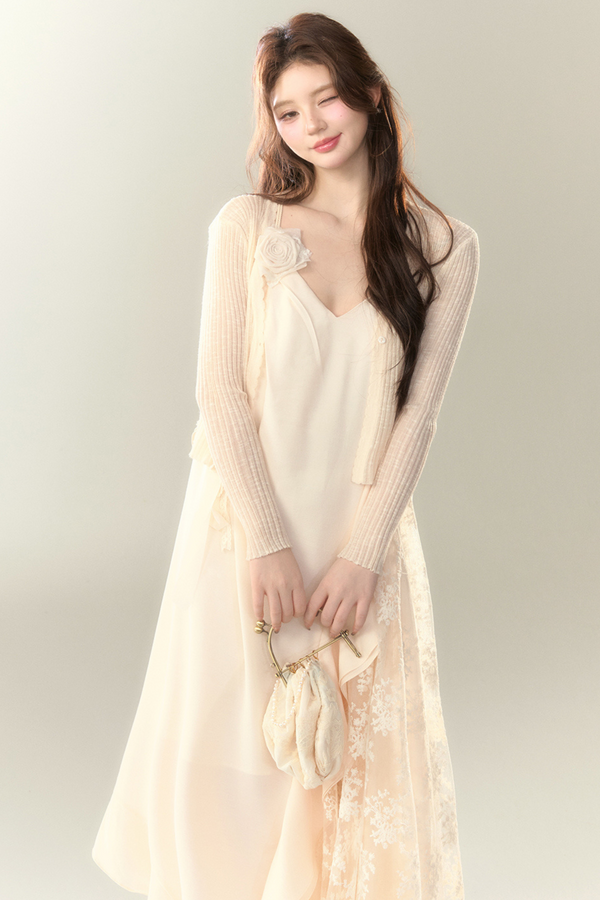 アイスシルクシアーカーディガン