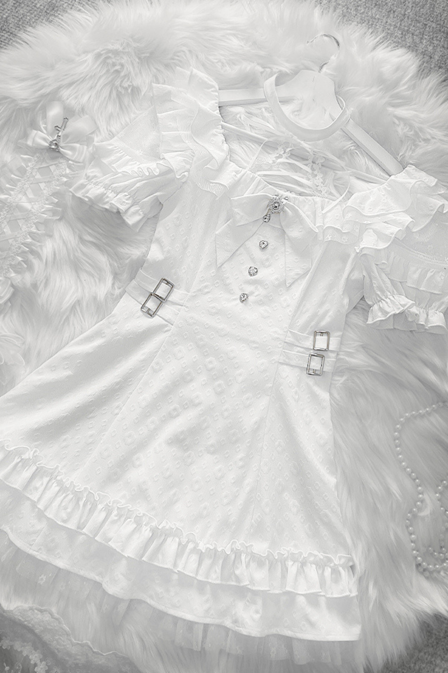 Source Monochrome Black Subculture Dress