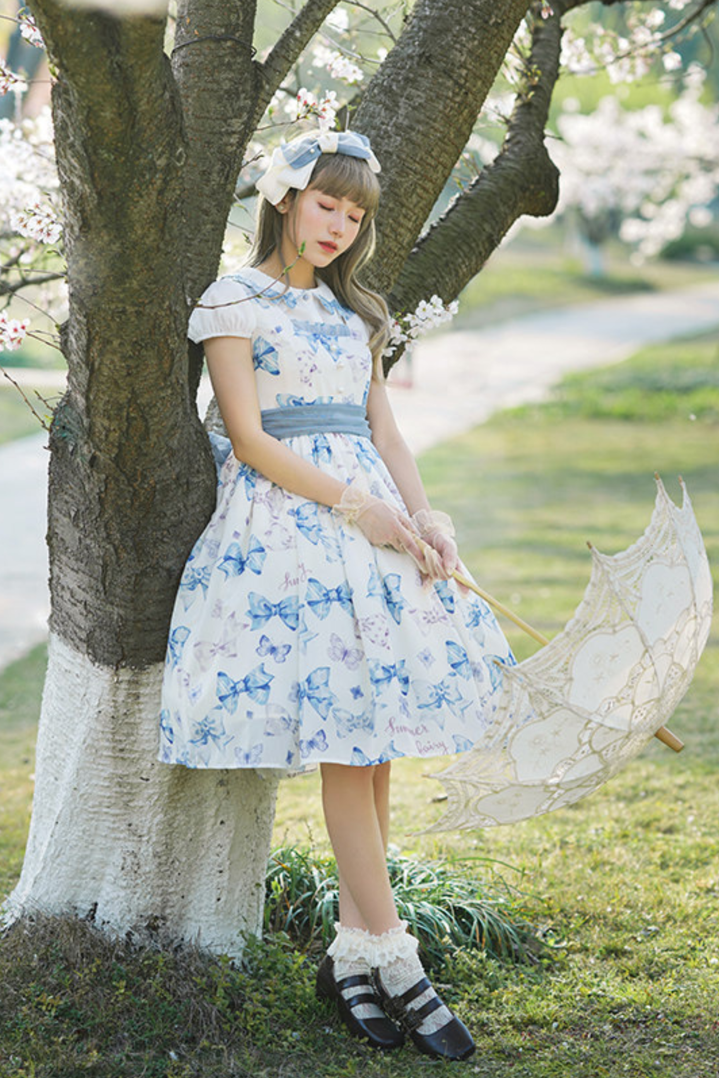 Eternal Garden Lolita Dress + Off-Shoulder Dress + Jumper Skirt + Shirt