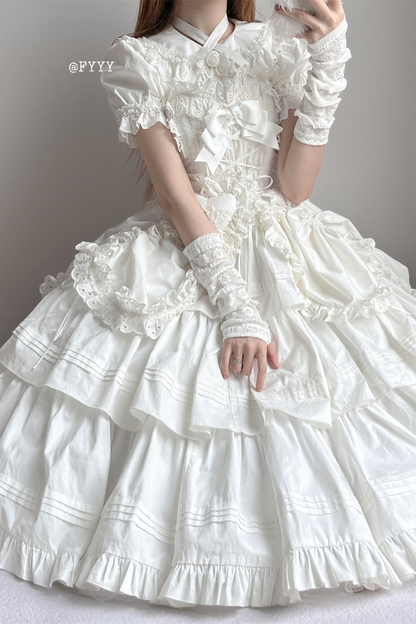 Lace Goth Subculture Dark Star Island Lolita Dress