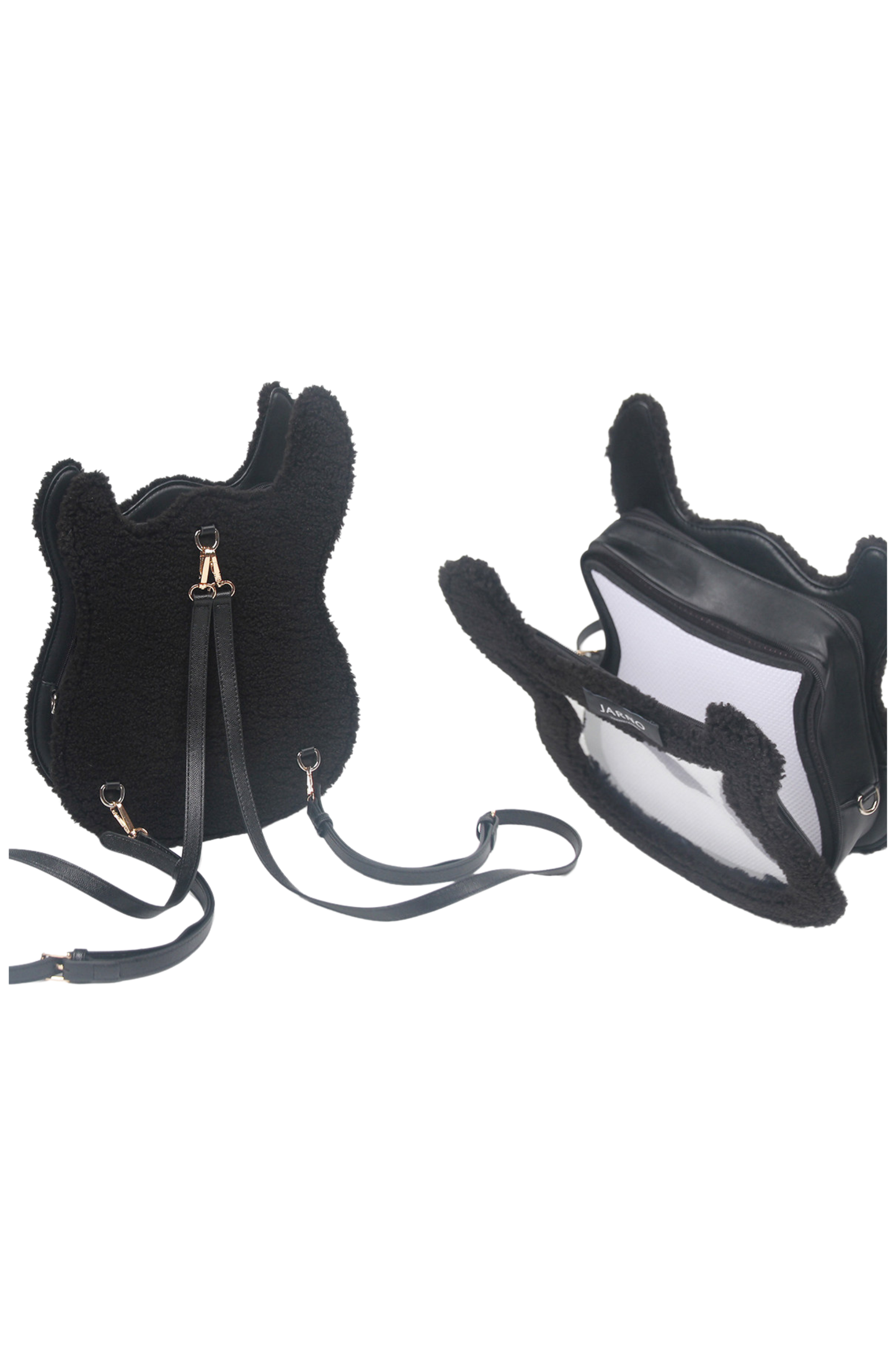 Furry Plush Crossbody Backpack