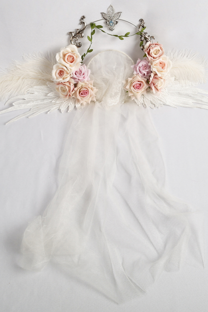 ローズエンジェルヴェールヘアアクセサリー