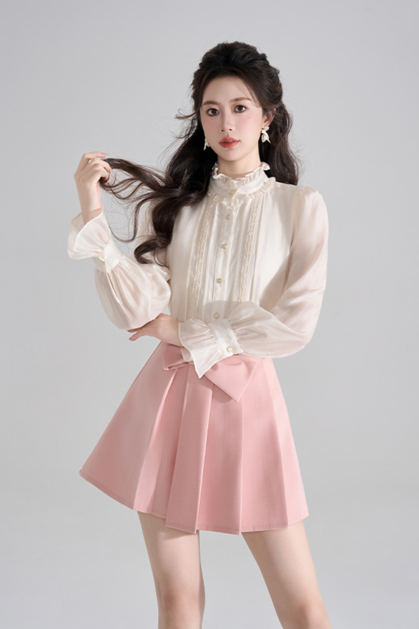 Ensemble Top + Flare Skirt