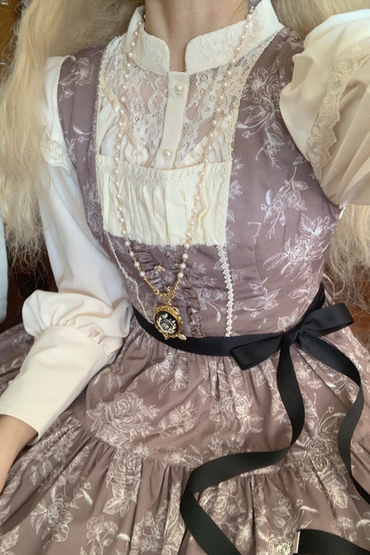 Sketch Wild Rose Elegant Lolita Jumperskirt