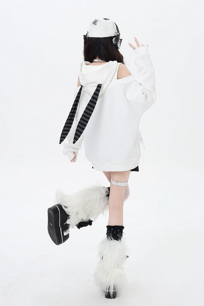 Bunny Off-the-shoulder Over-Tops