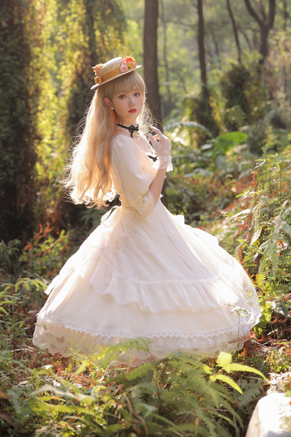 Elegant Retro Lace Classic Lolita Dress