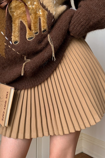 レトロガーリープリーツスカート