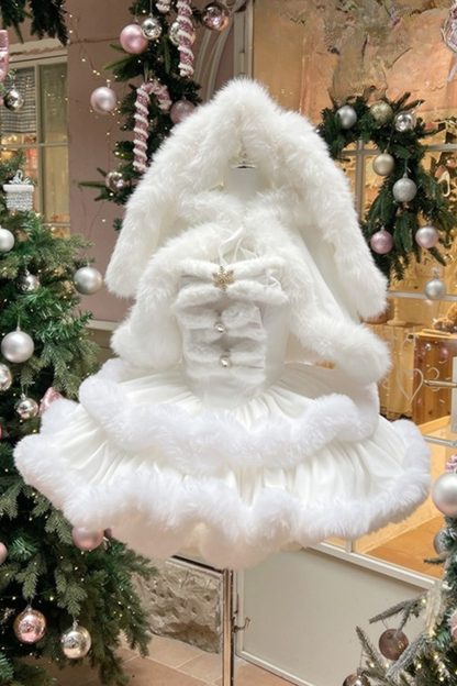 アンゴラファープリンセスドレス+ラビットマント+シアーテール