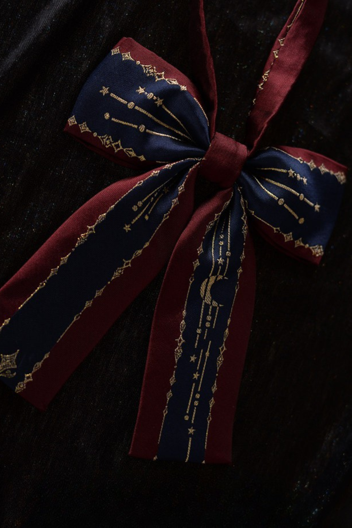 Galaxy ribbon tie