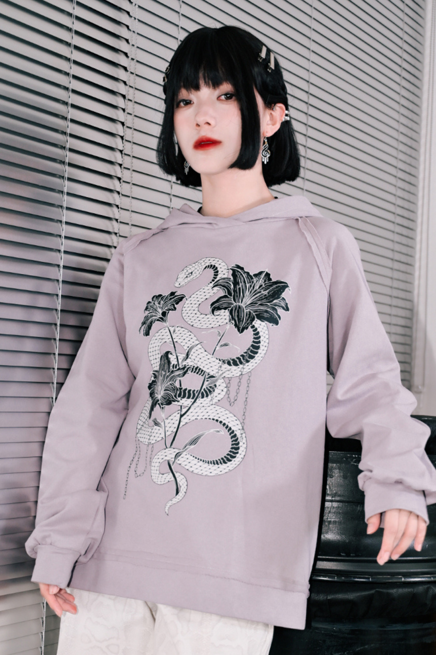 Snake Print Pure Food Sweatshirt