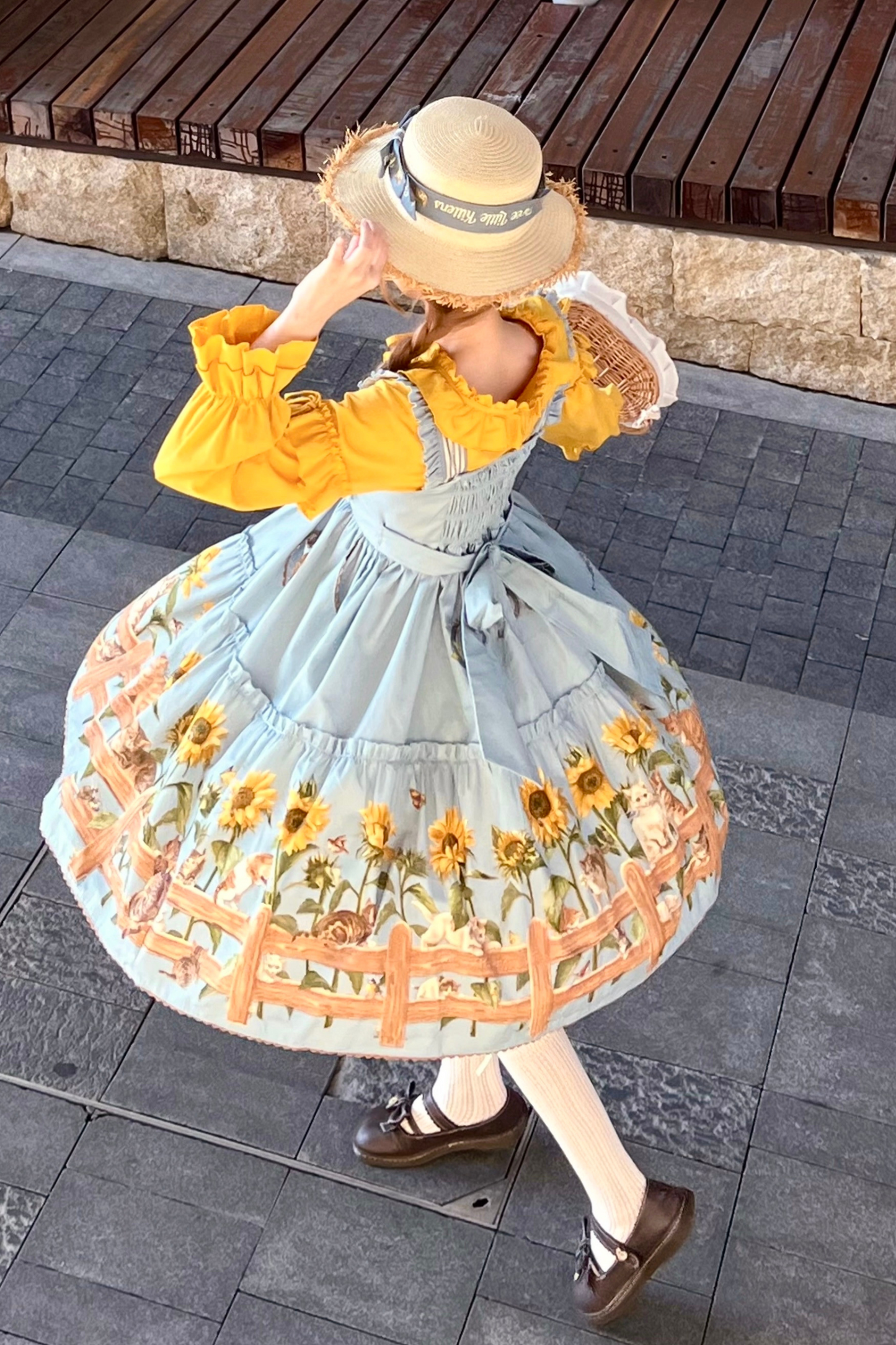 ひまわりドロップロリータセット