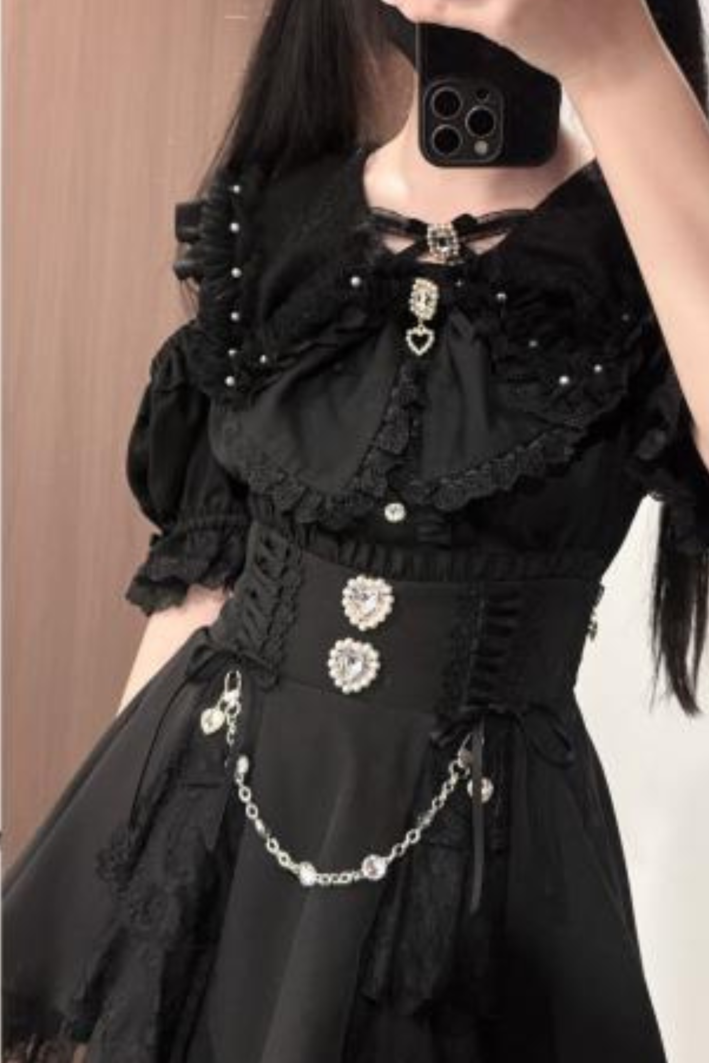 レースソフトガールラビットシャツ