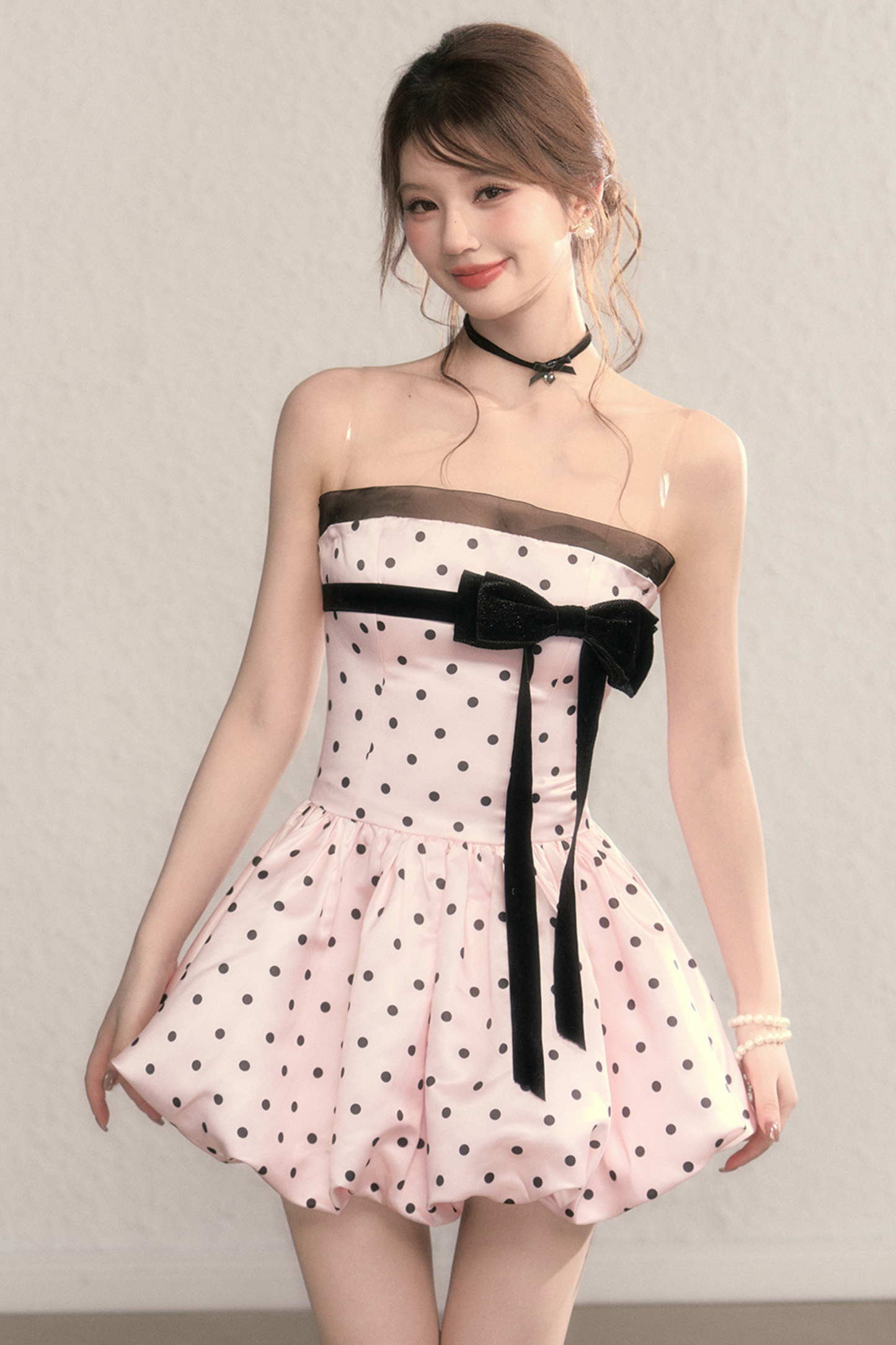 ピュアガールバルンオフショルダードレス