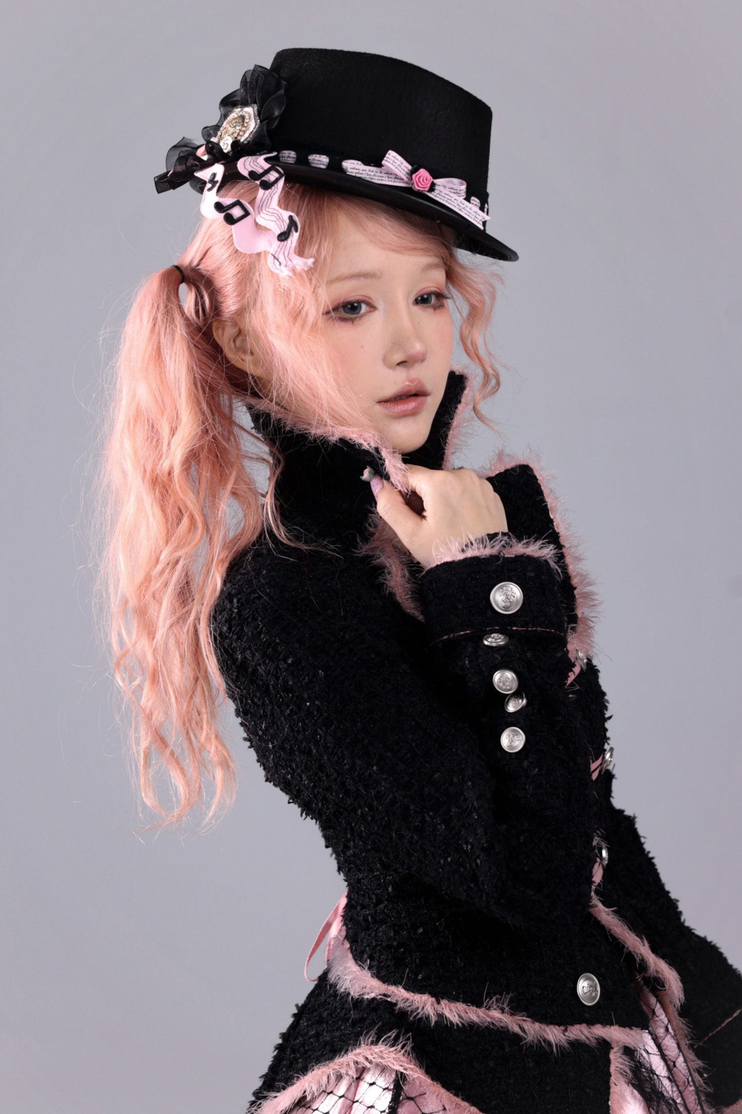 ブラックウールンファンタジージャケット