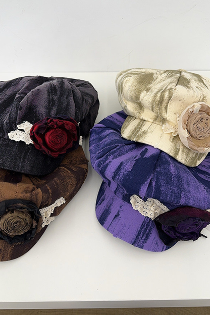 Wizard Rose Newsboy Cap