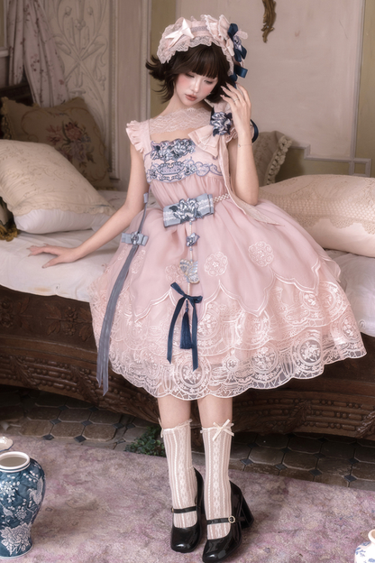 スイートチャイナサスペンダードレス