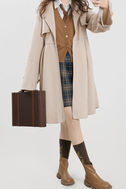 オールウールウィンターコート