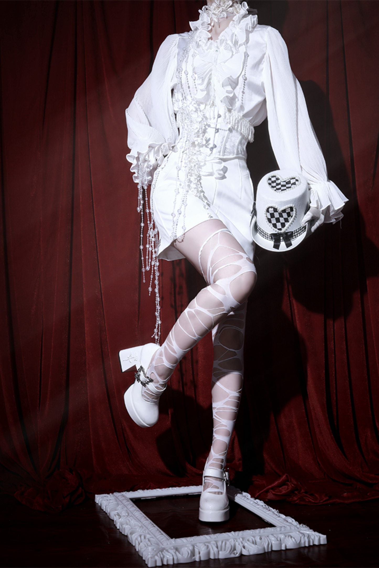 Floating Dreamland Platform Block Heels