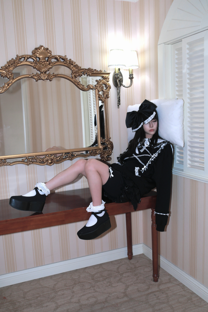 レーススイートゴシックスウェットトップス+パンツ