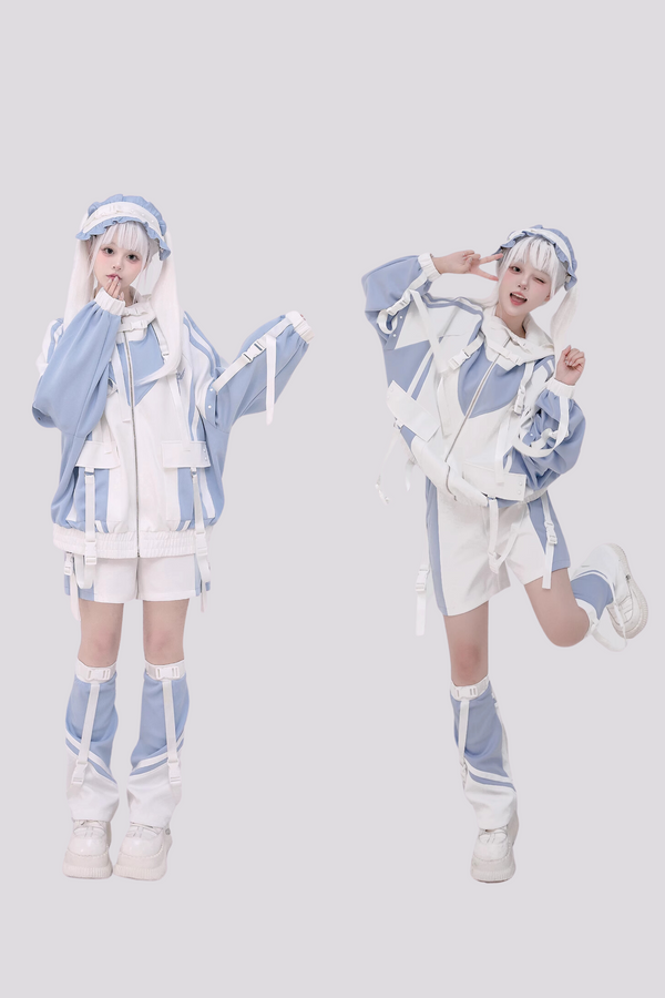 【数量限定】フェザーウィングジャージセットアップ＋ヘアバンド