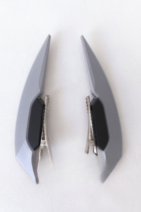 サイバーパンクマルチカラーヘアクリップ