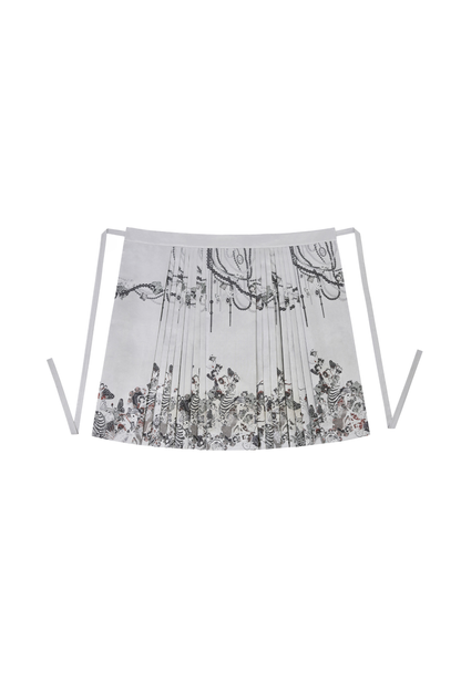 Gothic Skirt + Big Sleeve Jacket + Pleated Long Skirt