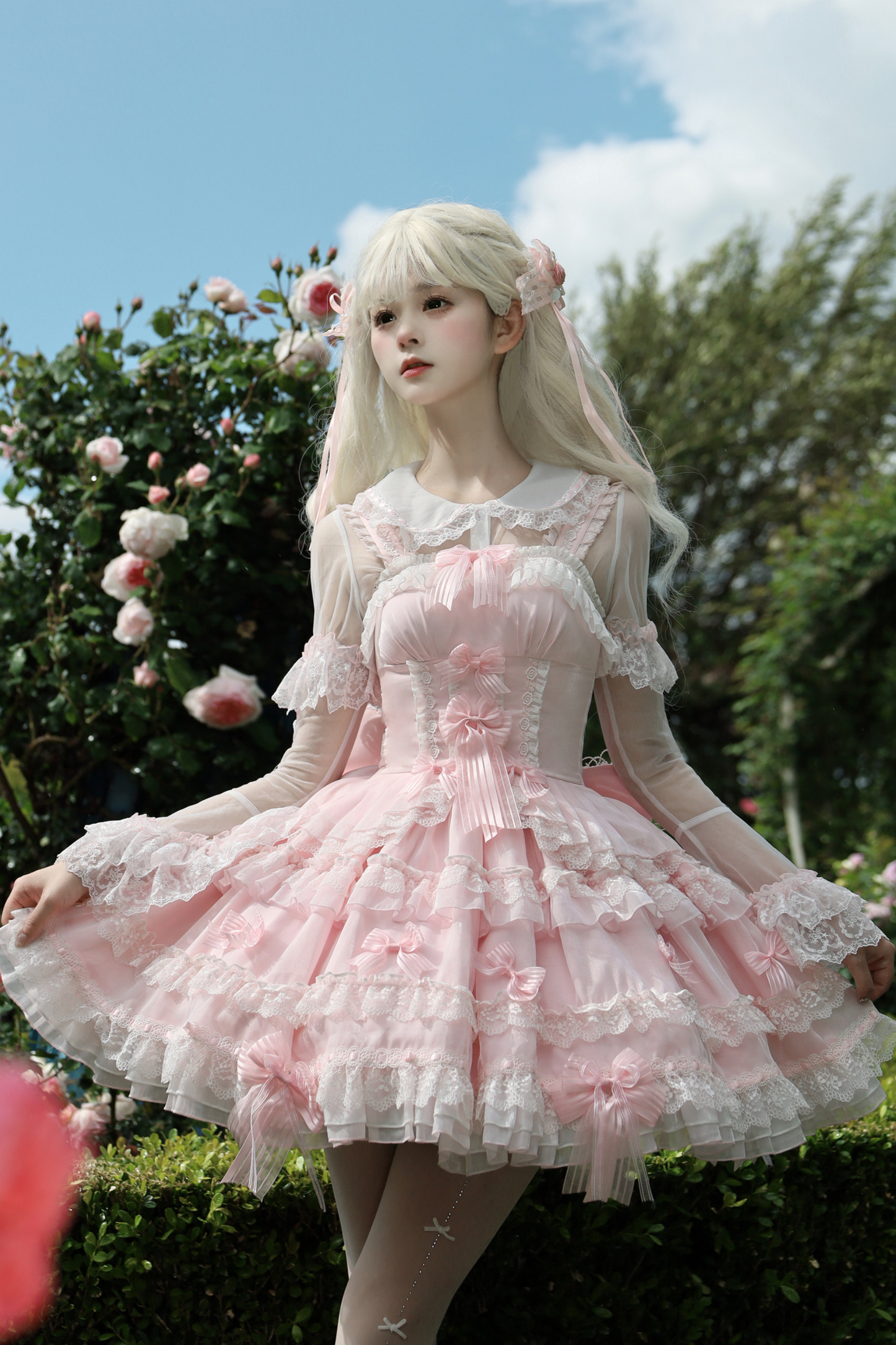 ロリキャットラブプリンセスジャンパースカート+インナートップス