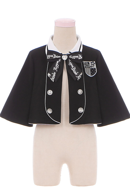 Detektiv-Akademie-Karo-Kleid + Hose + Cape