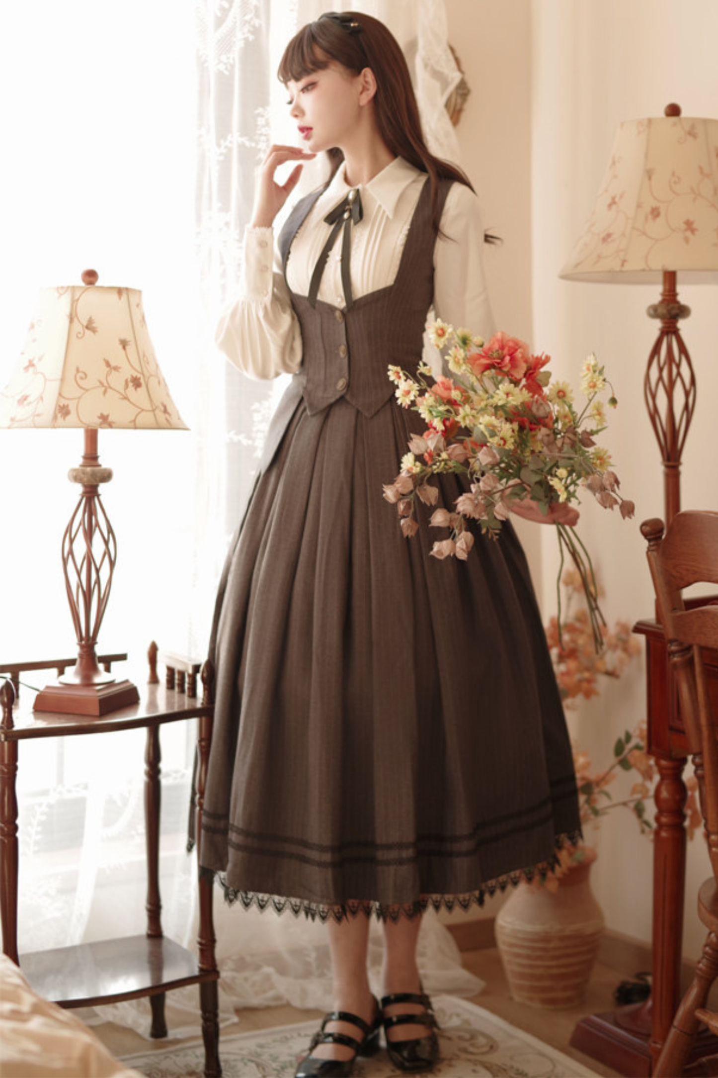 レトロクールテイルロリータシャツ