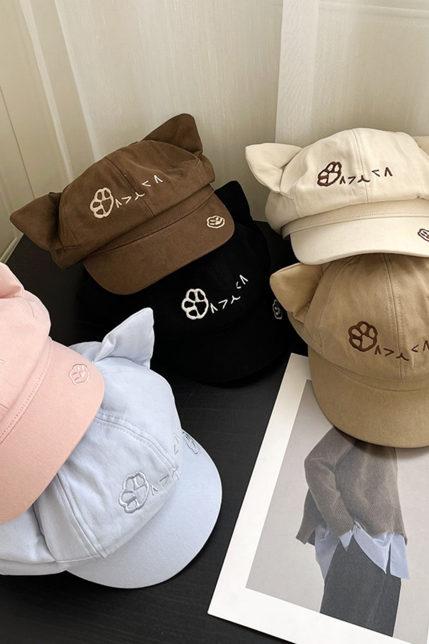 Cartoon Cat Ear Beret