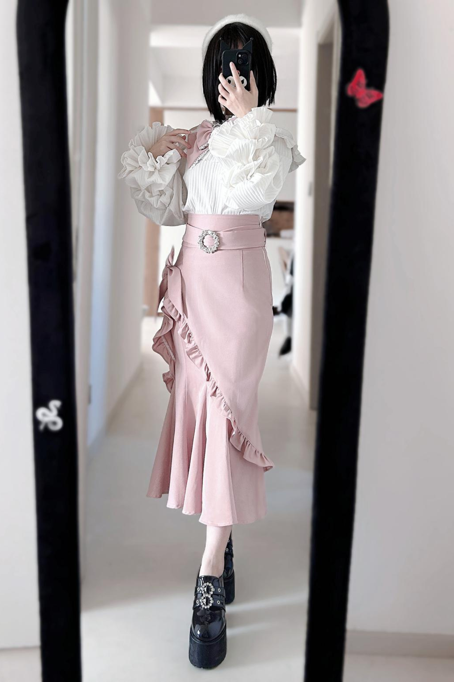 レースシステムマーメイドスカート