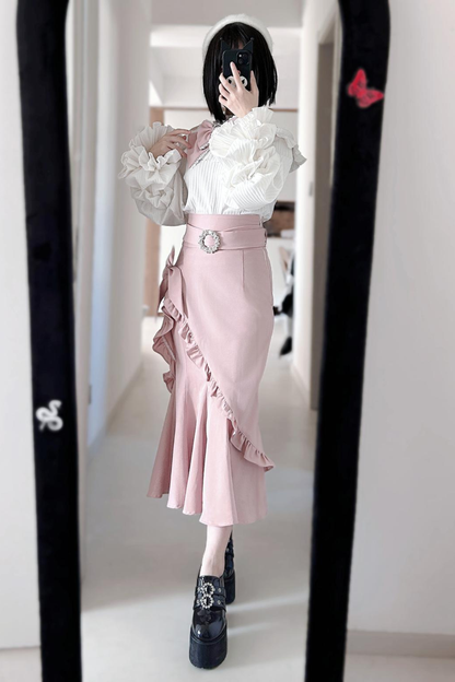 レースシステムマーメイドスカート