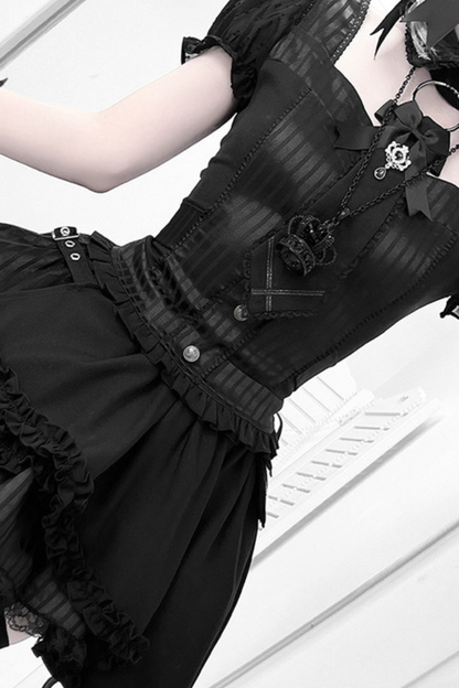 イレブンスナイトパフスリーブトップス