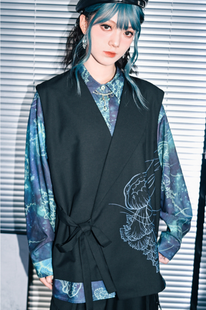 アシンメトリーレイヤードベスト