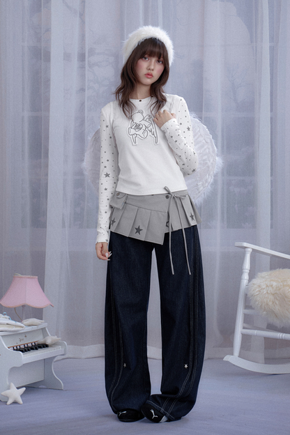 ホワイトスターエンジェルベアトップス