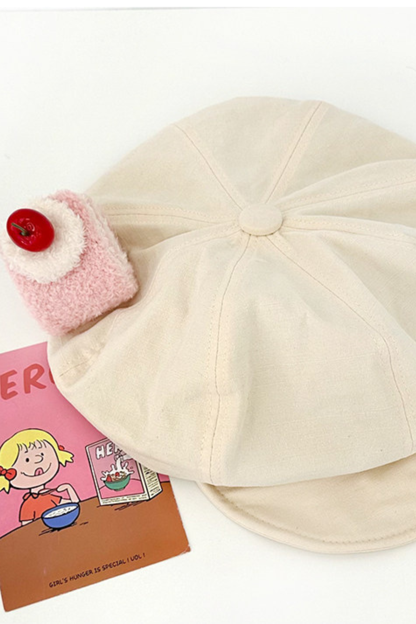 Cherry Swiss Roll Painter Hat