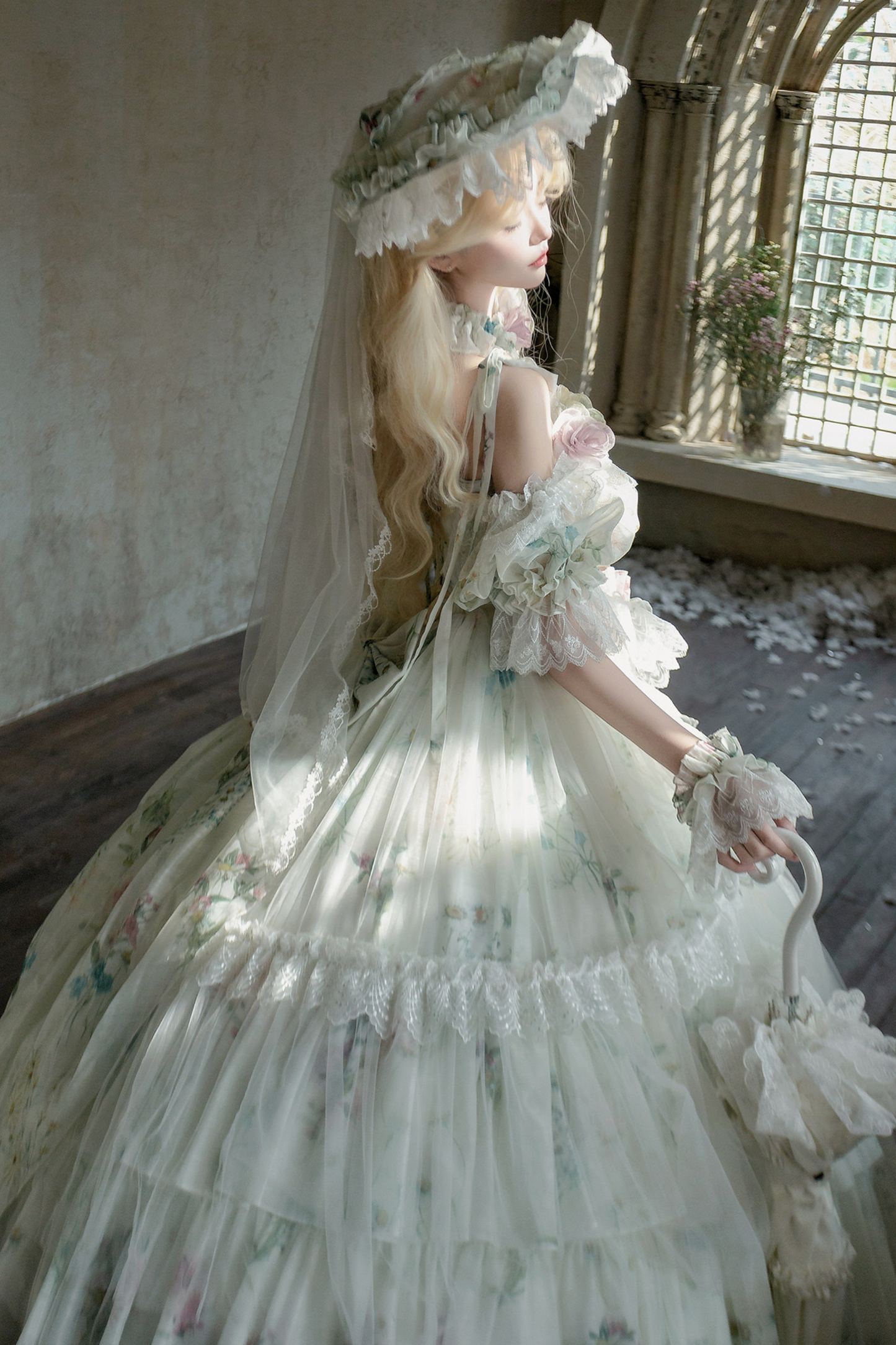 [Pre-order] Flower Fairy Bridal Lolita Dress