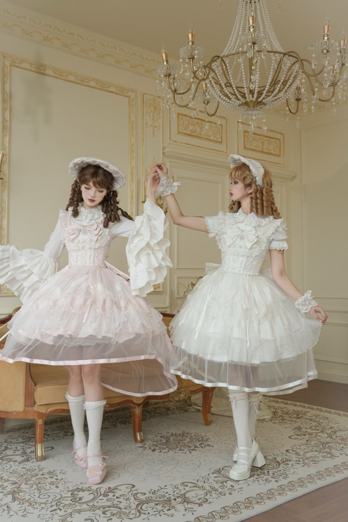 スイートフリルケーキロリータドレス