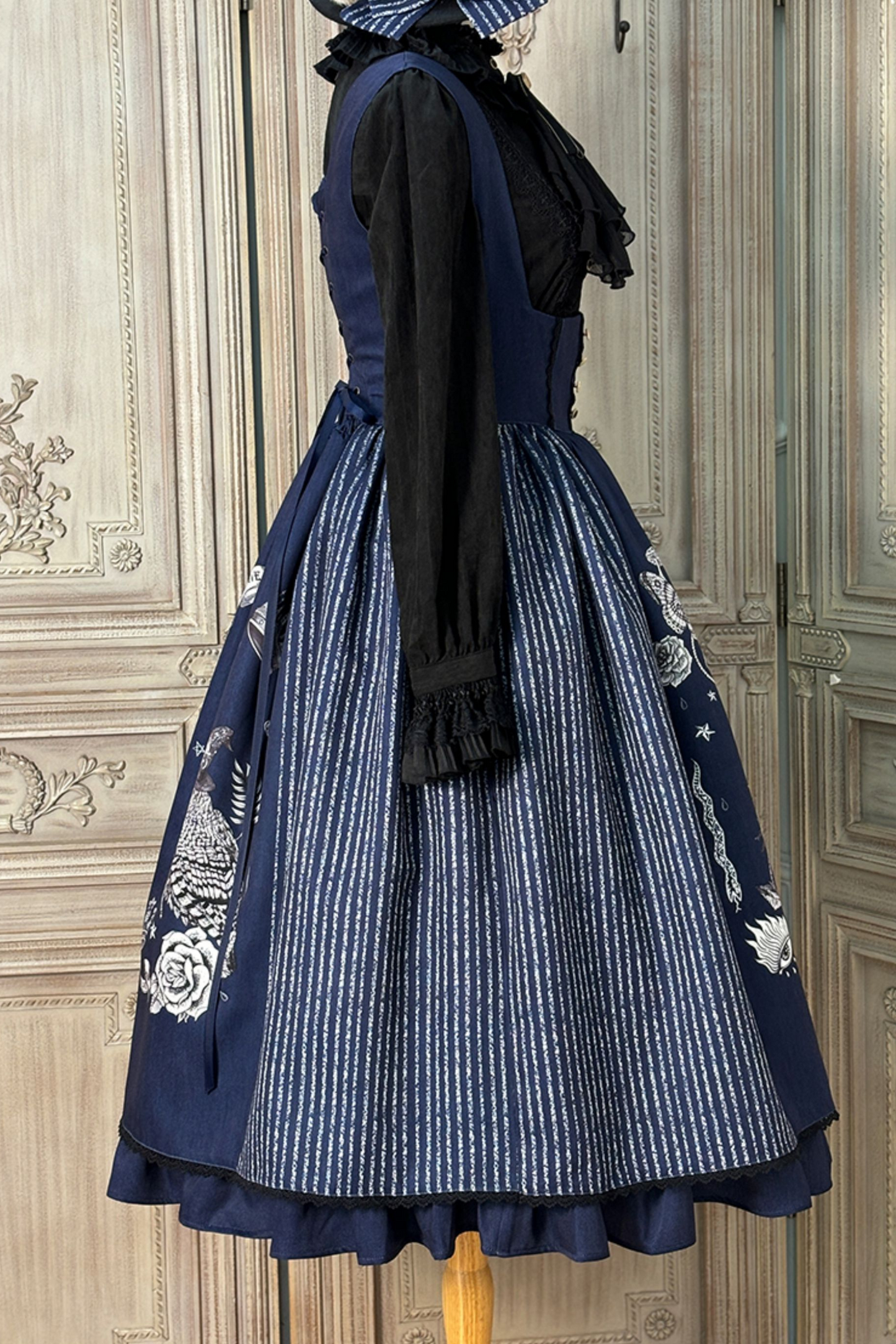 魔法学園レトロエレガントロリータジャンパースカート