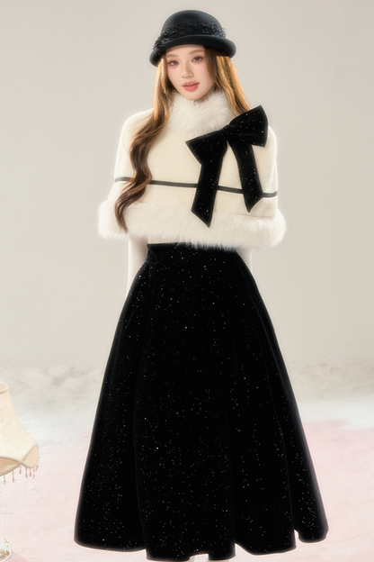 フレンチハイエンドマント +フレアスカート