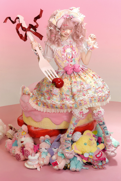 スウィートハートキャンディサスペンダースカート+ジャンパースカート