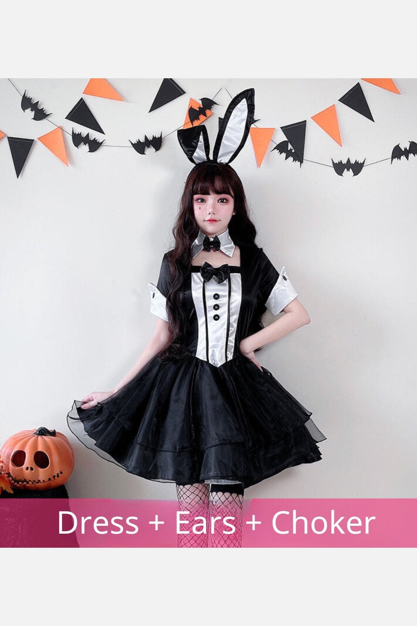 Halloween Bunny Girl Nightclub Dress