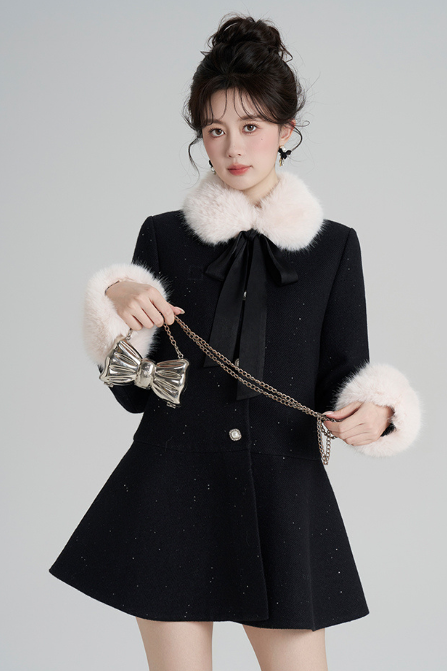 フレンチウールンファーコラルコート